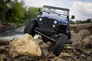 Axial SCX10 III CJ-7 Jeep RC Rock Crawler Electric 4WD 1/10 Scale RTR - Grey image 89544