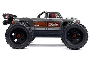 ARRMA OUTCAST 4X4 BLX 4S RC Stunt Truck Electric Brushless 4WD 1/10 Scale RTR - Gunmetal Grey image 89585
