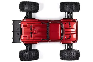 ARRMA OUTCAST 4X4 BLX 4S RC Stunt Truck Electric Brushless 4WD 1/10 Scale RTR - Red image 89597