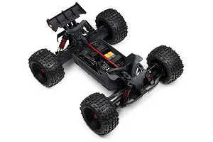 ARRMA OUTCAST 4X4 BLX 4S RC Stunt Truck Electric Brushless 4WD 1/10 Scale RTR - Red image 89598
