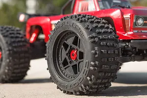 ARRMA OUTCAST 4X4 BLX 4S RC Stunt Truck Electric Brushless 4WD 1/10 Scale RTR - Red image 89600