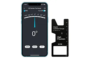 SkyRC Black Aluminium 1/8 Digital Camber Gauge image 89786