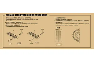 Trumpeter 1/35 German STARR Caterpillar Track Links image 3