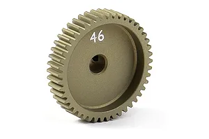 XRAY Hard Coated Aluminium 46T 64dp Narrow Pinion Gear
