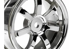HPI 1.9" (0mm Off-Set) Rays Gram Lights 57S-Pro Chrome Rims 2Pcs image 9002