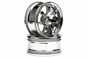 HPI 1.9" (0mm Off-Set) Rays Gram Lights 57S-Pro Chrome Rims 2Pcs image 9003