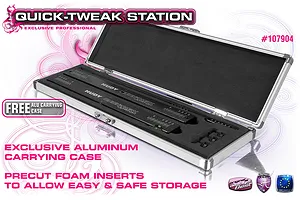 Hudy Black Aluminium Quick-Tweak Station w/ Aluminium Carry Case image 90138