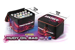 Hudy Black 22x17x16cm Oil Bag - Large image 90176