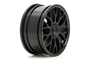 HPI 1.9" (1mm Off-Set) Mesh Black Rims 2Pcs image 9019
