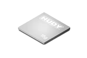 Hudy Pure Tungsten 24.5x24.5mm 15g Thin Receiver/ESC Weight image 90184