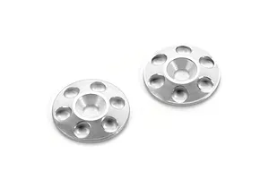 Hudy Silver Aluminium Rear Wing Shims 2Pcs image 90198