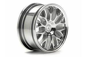 HPI 1.9" (1mm Off-Set) Mesh Chrome Rims 2Pcs image 9022