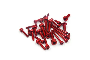 Yeah Racing Futaba 10PX Red Aluminium Complete Screw Set
