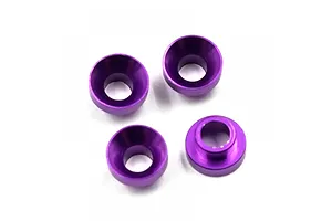 Yeah Racing Purple Aluminium Servo Washers 4Pcs