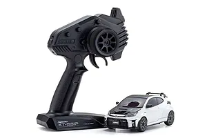 Kyosho Mini-Z Toyota GRMN Yaris Circuit Package RC Drift Car Electric AWD RTR - White Pearl image 90342