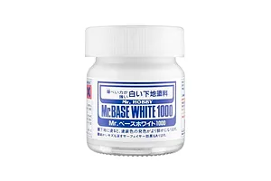 Mr Hobby White 1000 Primer Paint 40ml image 90383