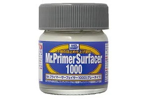 Mr Hobby Grey 1000 Surfacer 1000 Primer Paint 40ml image 90384