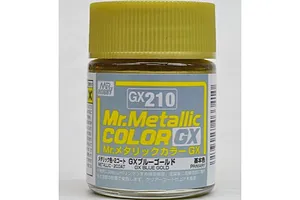 Mr Hobby Metal Blue Gold Metallic Paint 18ml image 90390