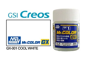 Mr Hobby Cool White Gloss Paint 18ml