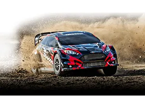 Traxxas Ford Fiesta ST 4x4 RC Rally Car Electric Brushless 4WD 1/10 Scale RTR image 90426