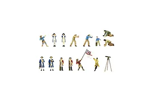 Artesania Latina 1/65 HMS Endeavour's Metal Figurines 10Pcs image 90594