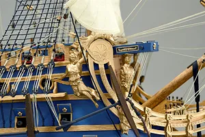 Artesania Latina 1/72 LE Soleil Royal Louis XIV's Flagship with Figurines Scaled Wooden Model Kit image 90614