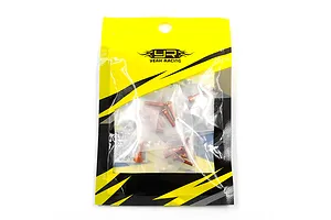 Yeah Racing Sanwa M17 Orange Aluminium Complete Screw Set image 90656