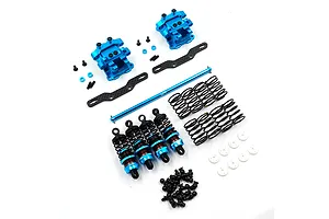 Yeah Racing Blue Aluminium TT-02 Suspension Upgrade Set image 90658