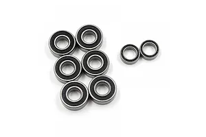 Yeah Racing Tamiya XR311 Complete Rubber Shielded Bearing Set image 90663