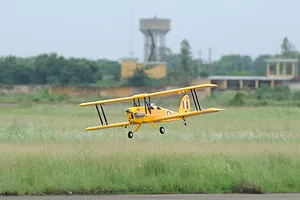 Phoenix RC Plane Tiger Moth 1.4m Warbird Kit - Yellow image 90678