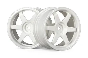 HPI 1.9" (3mm Off-Set) TE37 White Rims 2Pcs image 9071