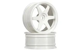 HPI 1.9" (3mm Off-Set) TE37 White Rims 2Pcs image 9073