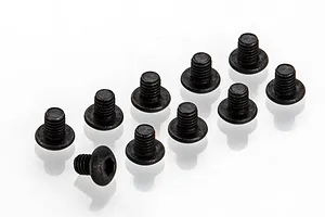Plaig RC 3x4mm Fine Thread Button Head Screws 10Pcs
