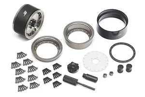 Boom Racing 1.9" Clear/Bronze CAL 5-Lug Adjustable Offset Beadlock Rims 2Pcs image 90816