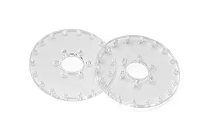 Boom Racing 1.9" Clear/Bronze CAL 5-Lug Adjustable Offset Beadlock Rims 2Pcs image 90817