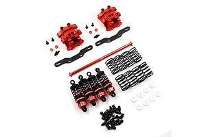 Yeah Racing Red Aluminium Performance Shock Absorber Set image 90829