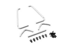 Yeah Racing Silver Aluminium Side Bumper image 90830