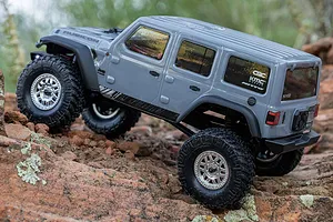 Axial SCX24 Jeep Wrangler JLU 4X4 RC Rock Crawler Electric 4WD 1/24 Scale RTR - Grey image 90899