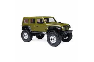 Axial SCX24 Jeep Wrangler JLU 4X4 RC Rock Crawler Electric 4WD 1/24 Scale RTR - Green image 90910