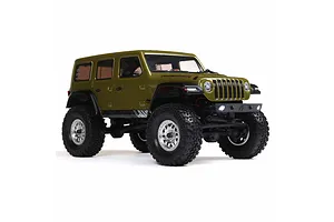 Axial SCX24 Jeep Wrangler JLU 4X4 RC Rock Crawler Electric 4WD 1/24 Scale RTR - Green image 90917