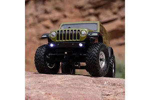 Axial SCX24 Jeep Wrangler JLU 4X4 RC Rock Crawler Electric 4WD 1/24 Scale RTR - Green image 90921