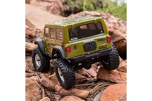 Axial SCX24 Jeep Wrangler JLU 4X4 RC Rock Crawler Electric 4WD 1/24 Scale RTR - Green image 90923