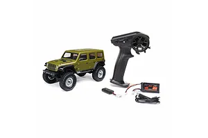 Axial SCX24 Jeep Wrangler JLU 4X4 RC Rock Crawler Electric 4WD 1/24 Scale RTR - Green image 90924