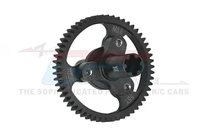 GPM Medium Carbon Steel 55T 32dp/0.8Mod Spur Gear w/ Black Aluminium Slipper Eliminator