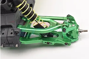 GPM Carbon Steel Rear CVD Driveshafts 2Pcs w/ Red Aluminium Wheel Hexes image 90982