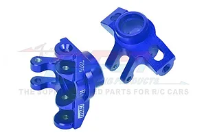 GPM Blue Aluminium Rear Hubs 2Pcs image 90992