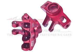 GPM Red Aluminium Rear Hubs 2Pcs