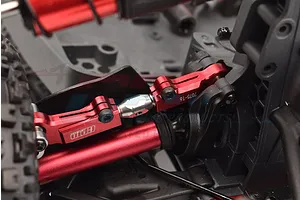 GPM Red Aluminium & Stainless Steel Rear Upper Links 2Pcs image 91010