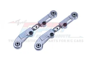 GPM Silver Aluminium & Stainless Steel Rear Upper Links 2Pcs image 91012