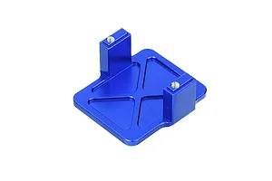 GPM Blue Aluminium Servo Mount/Radio Deck image 91086